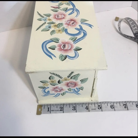 Vintage Mini Dresser Wooden Jewelry Box! - Picture 6 of 8